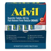 Advil Ibuprofen Tablets, Two-Packs, PK50 BXAVL50BX